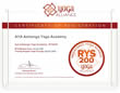 Certificaat Yoga alliance